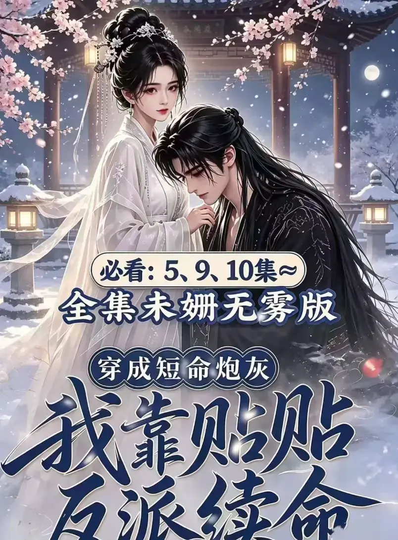 AI漫剧穿书超甜爽剧《穿成短命炮灰我靠贴贴反派续命》未删减高清全集完整版-免费观看无广告资源网盘在线追剧-穿成短命炮灰我靠贴贴反派续命全集资源
