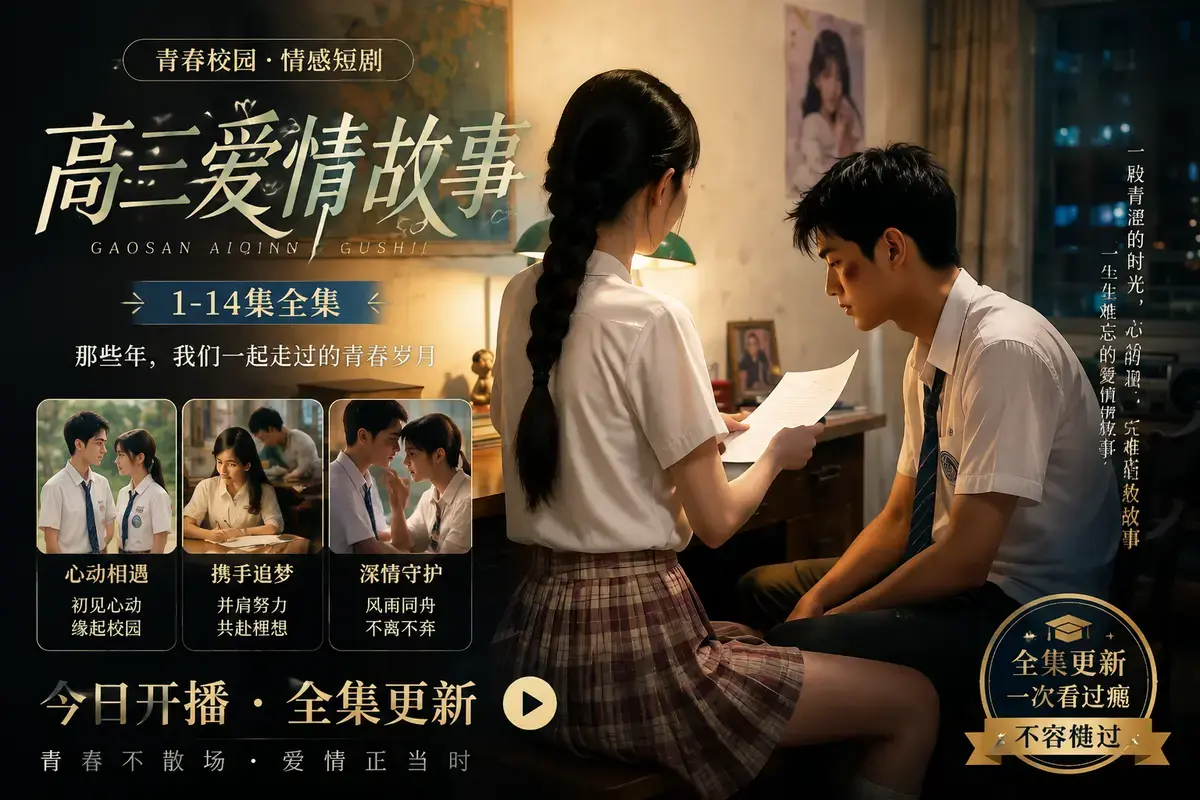 《AI短剧：B中爱情故事》18集全高清在线观看 - AI生成的青春疼痛爱情故事完整版 - 无删减中字版全集资源